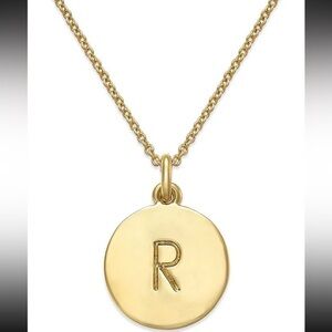 Kate Spade New York Initial Pendant Necklace R Gold